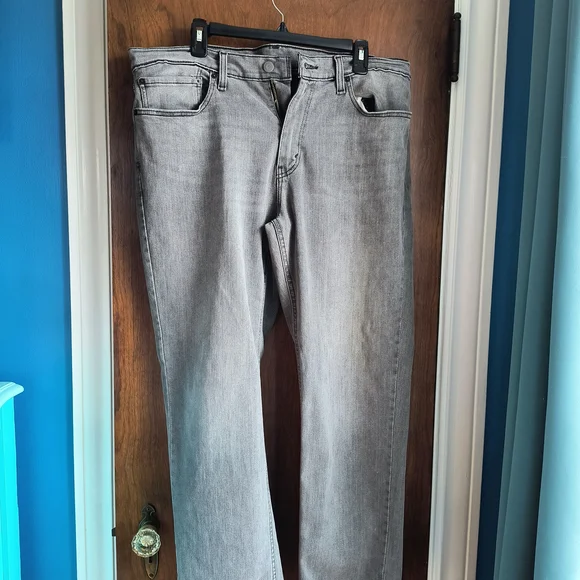 Levi's Men's Straight Jeans in Gray - Picture 3 of 3